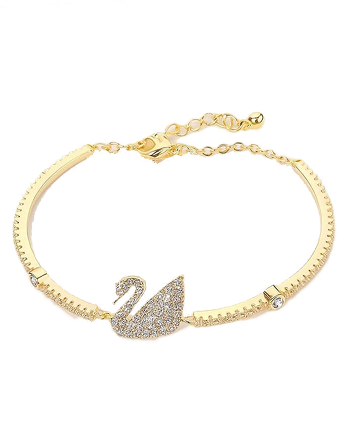 Swarovski Swan Bangle Bracelet